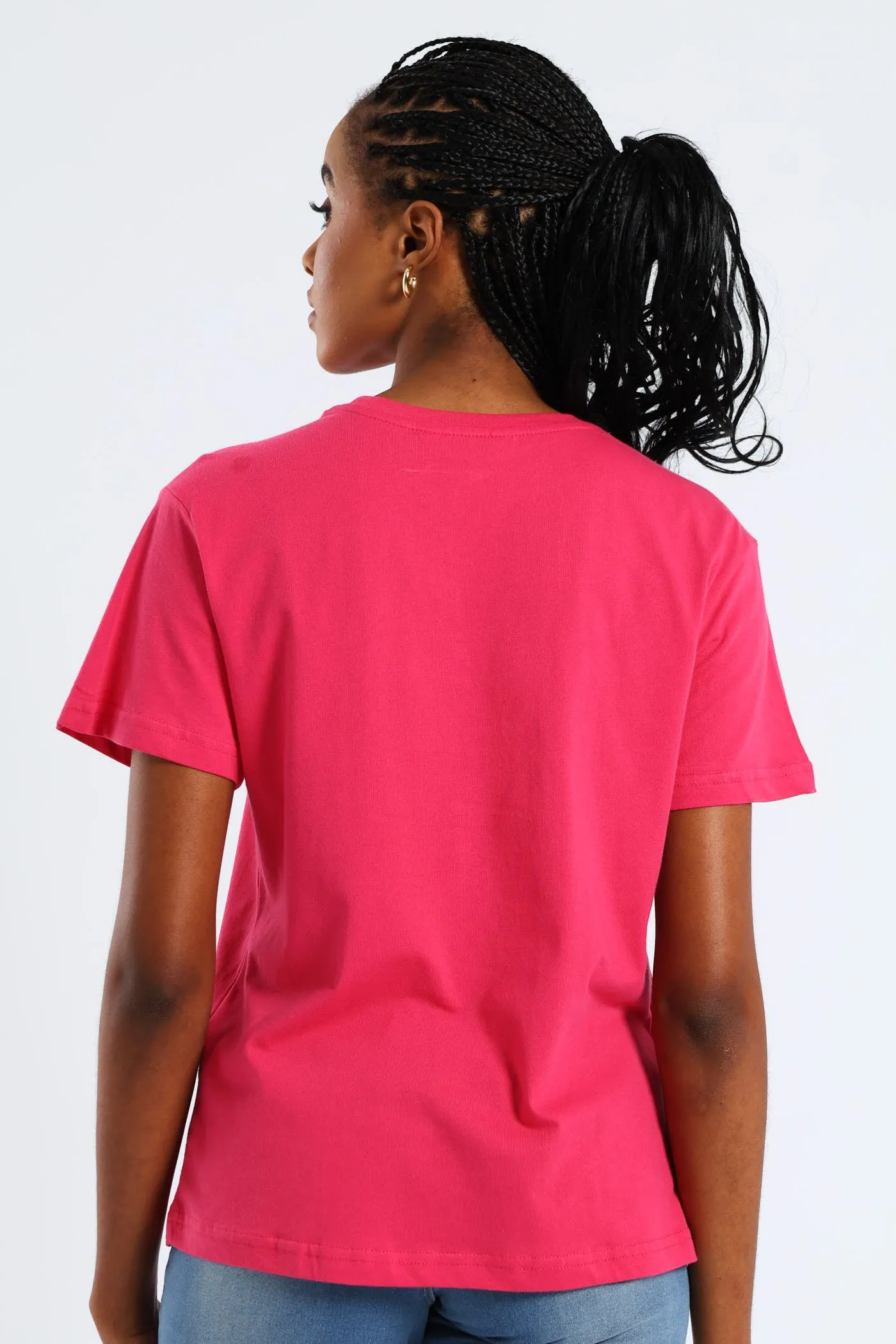Amour Slogan Foil Tee - Magenta sold by Edgars product image thumbnail 3