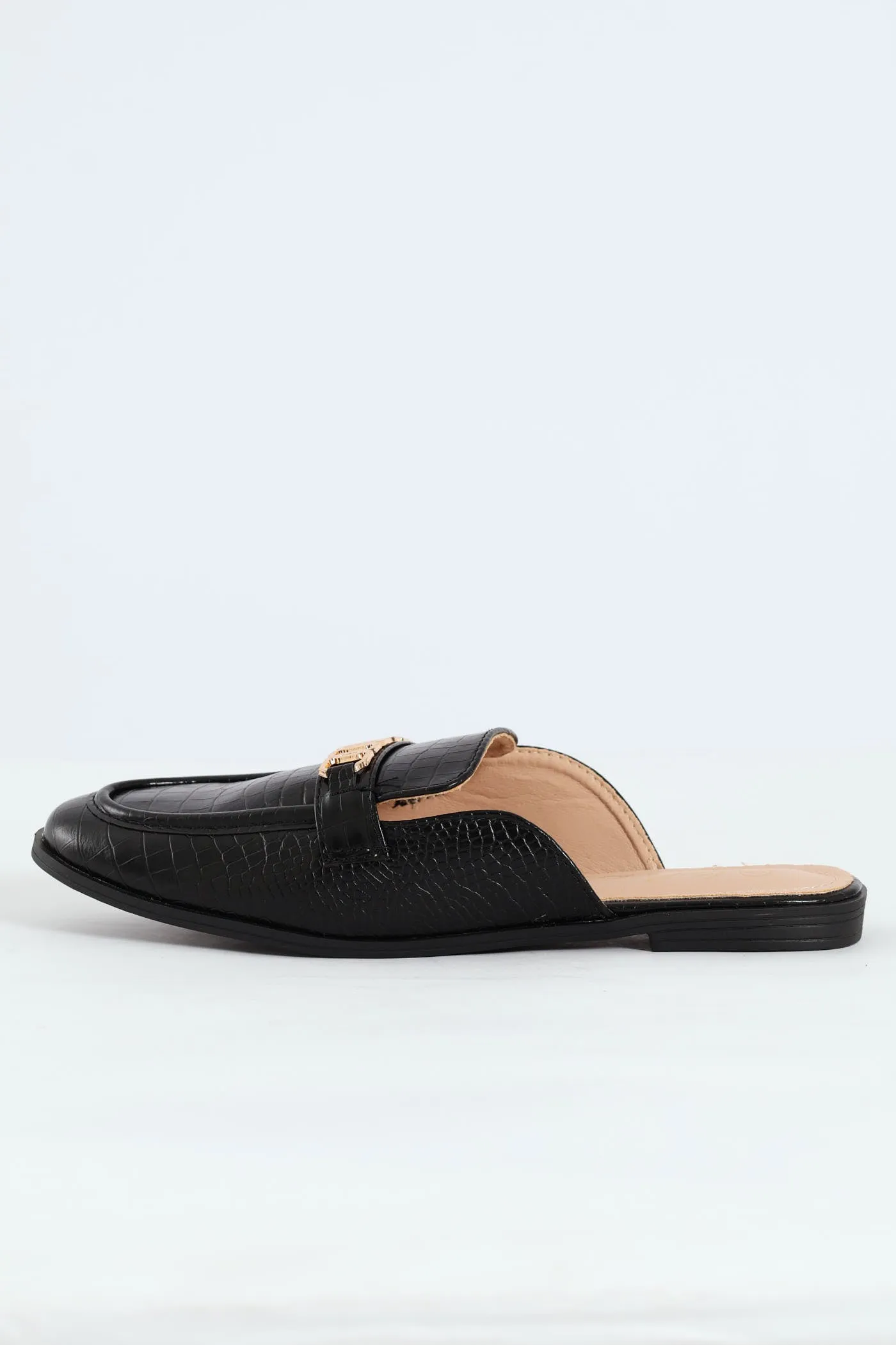 Metal Chain Push In Mule - Black sold by Edgars product image thumbnail 4