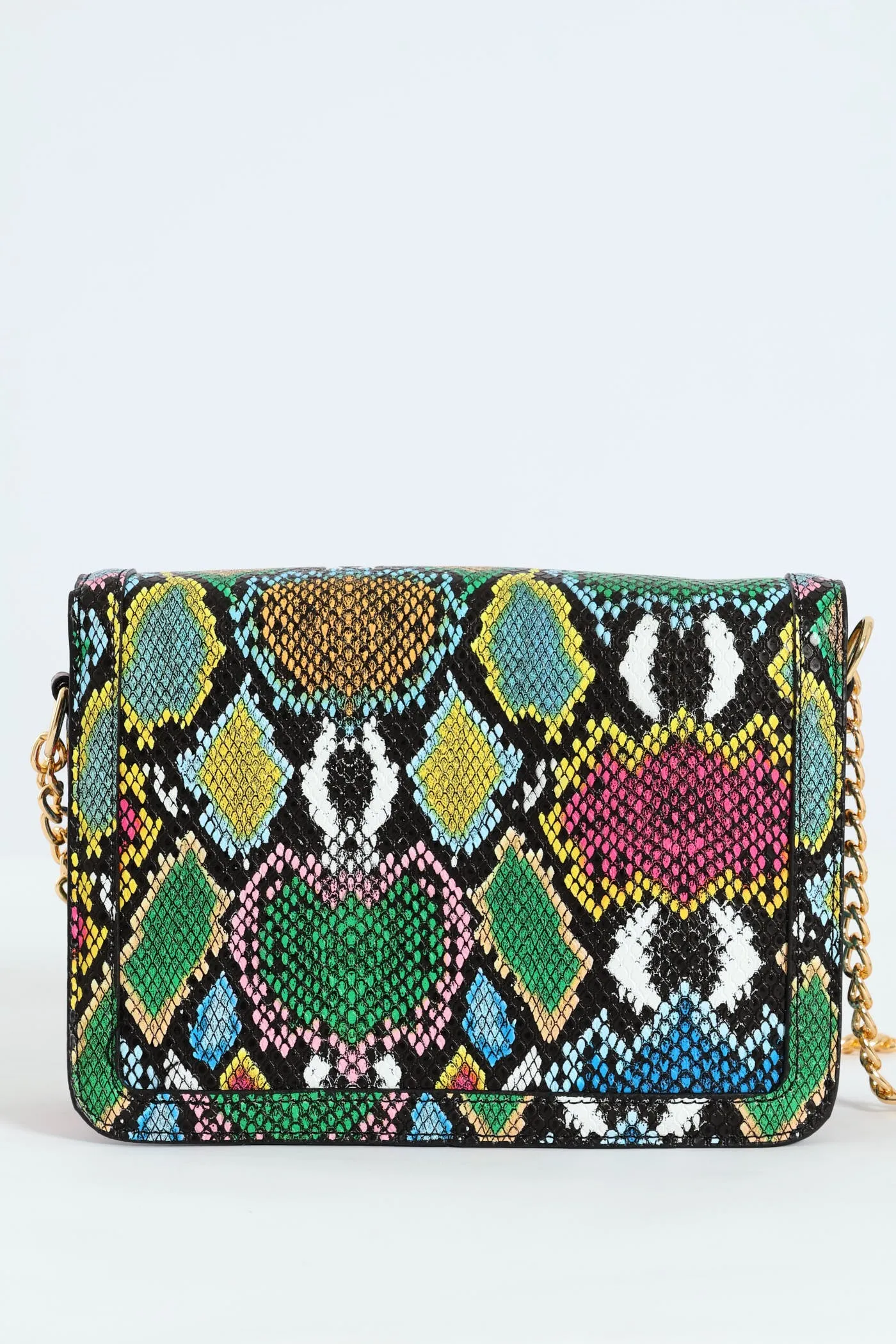 Animal Print Gold Clasp Satchel - Multi sold by Edgars product image thumbnail 3