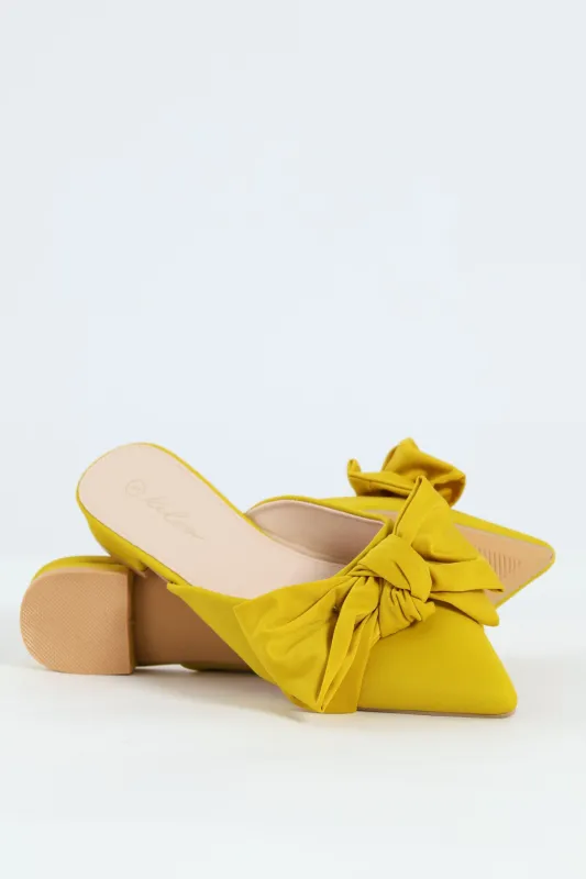 Big Bow Push In - Chartreuse sold by Edgars 