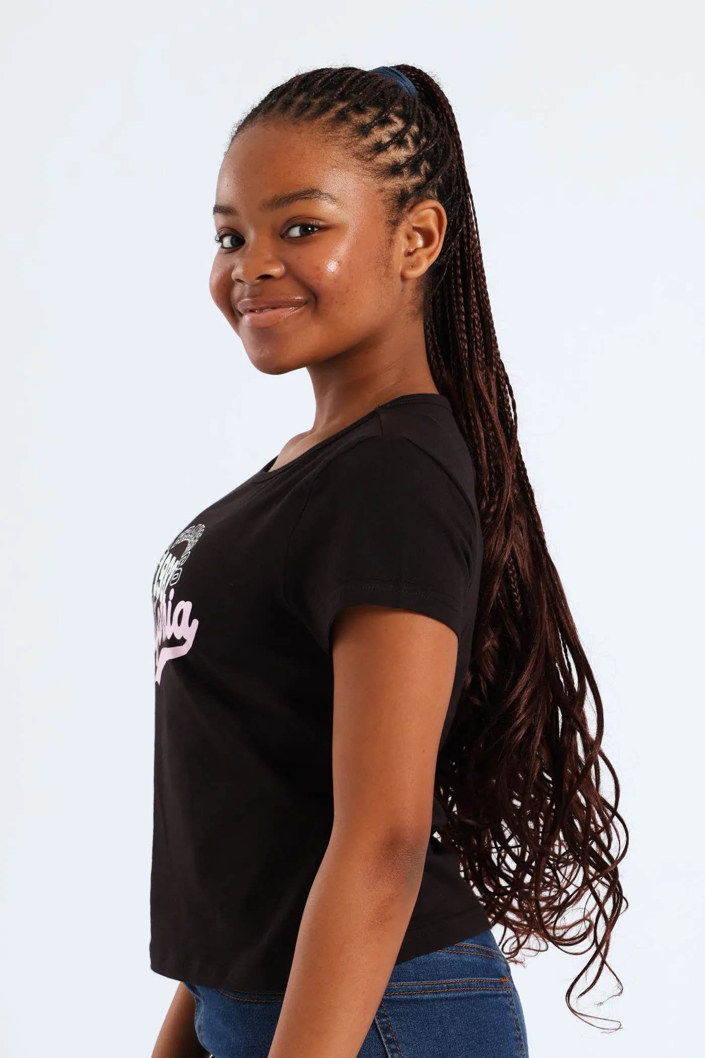 Girls Cherry Tee - Black sold by Edgars product image thumbnail 2