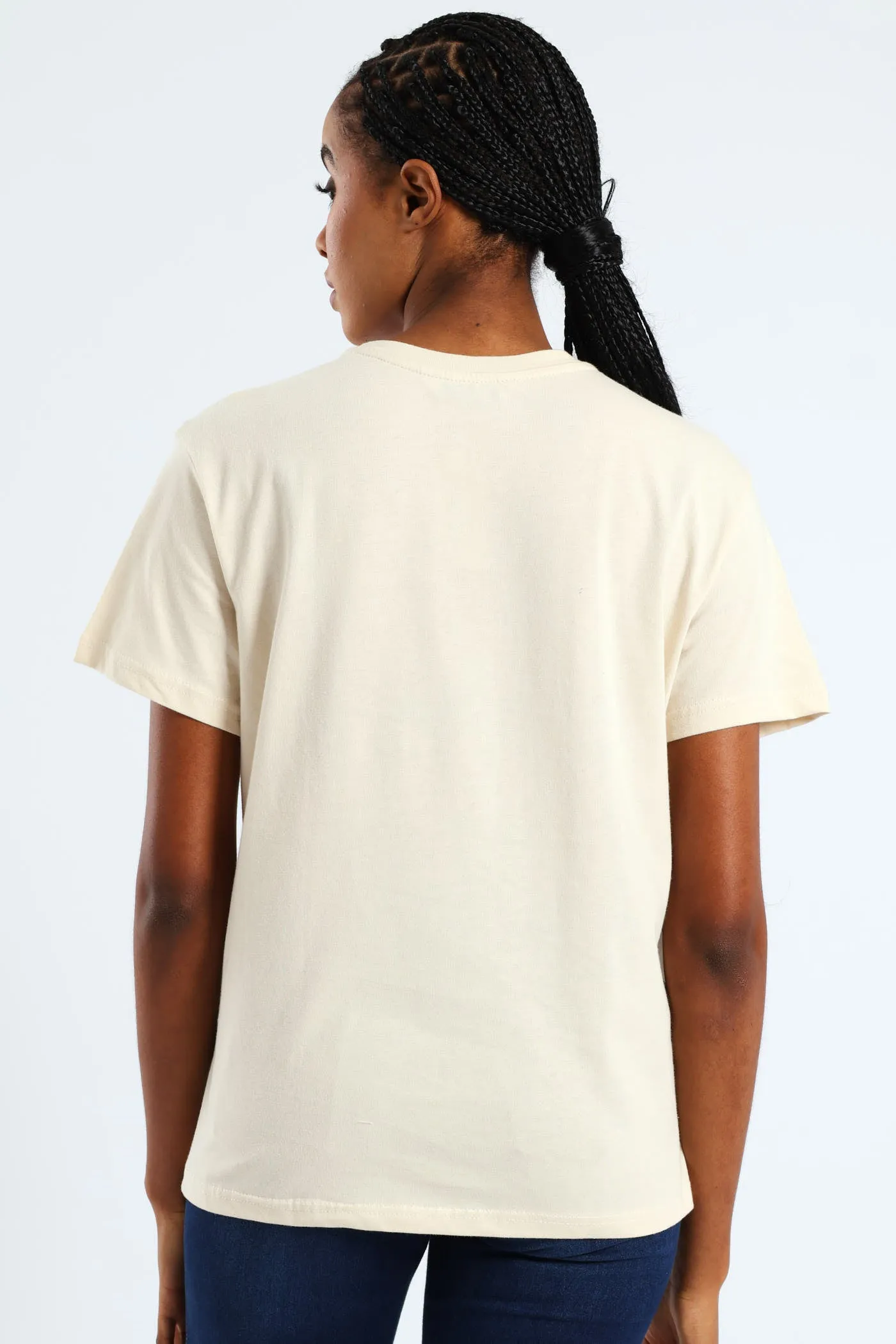 Wild & Free Floral Tiger Foil Tee - Light Stone sold by Edgars product image thumbnail 3