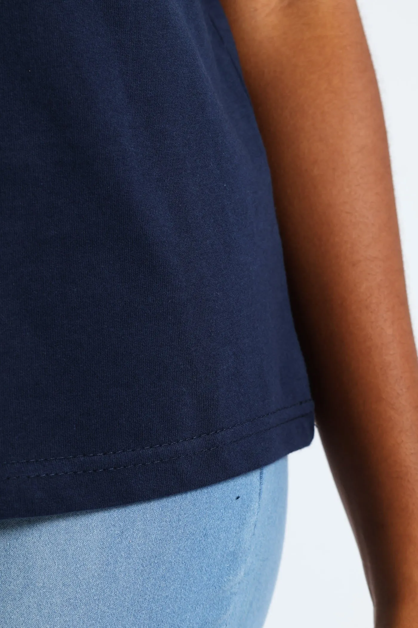 Flores Leaf Foil Tee - Navy sold by Edgars product image thumbnail 4