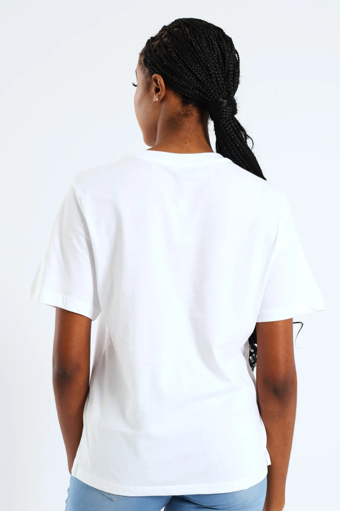 Amalfi Coast Stripe Lemon Boxy Tee - White sold by Edgars product image thumbnail 3