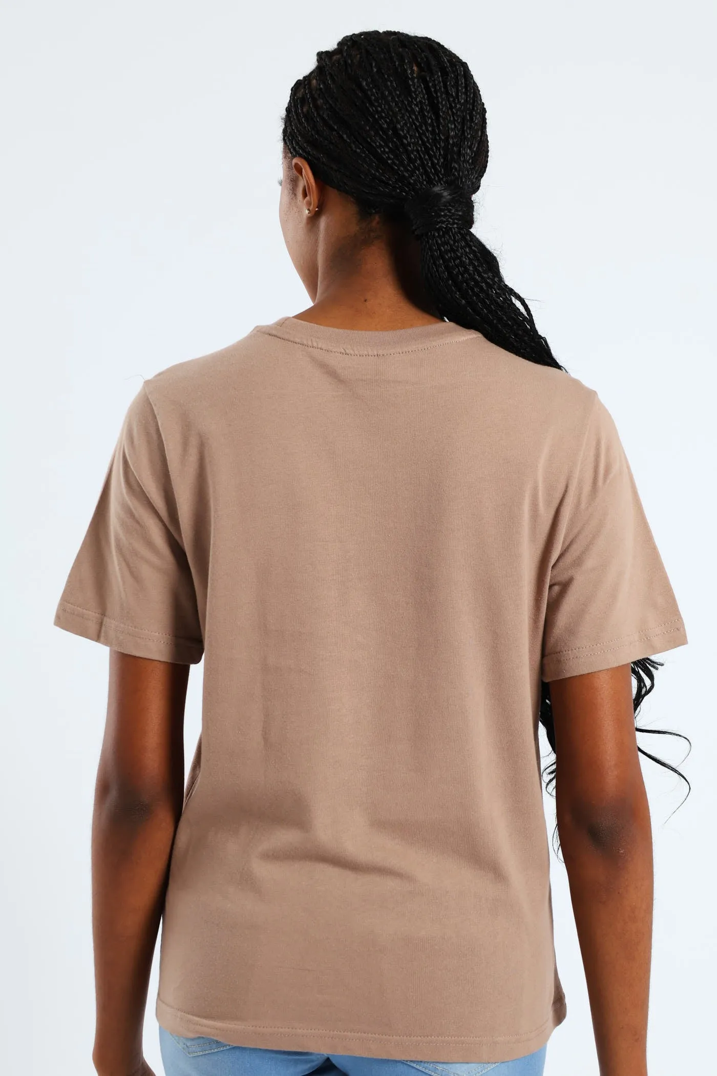More Than Capable Foil Boxy Tee - Taupe sold by Edgars product image thumbnail 3