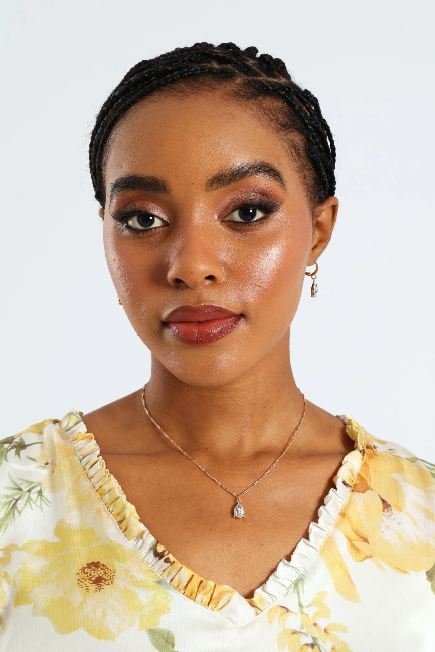 2 Pack Pearl Drop Earring & Necklace Set - Gold sold by Edgars
