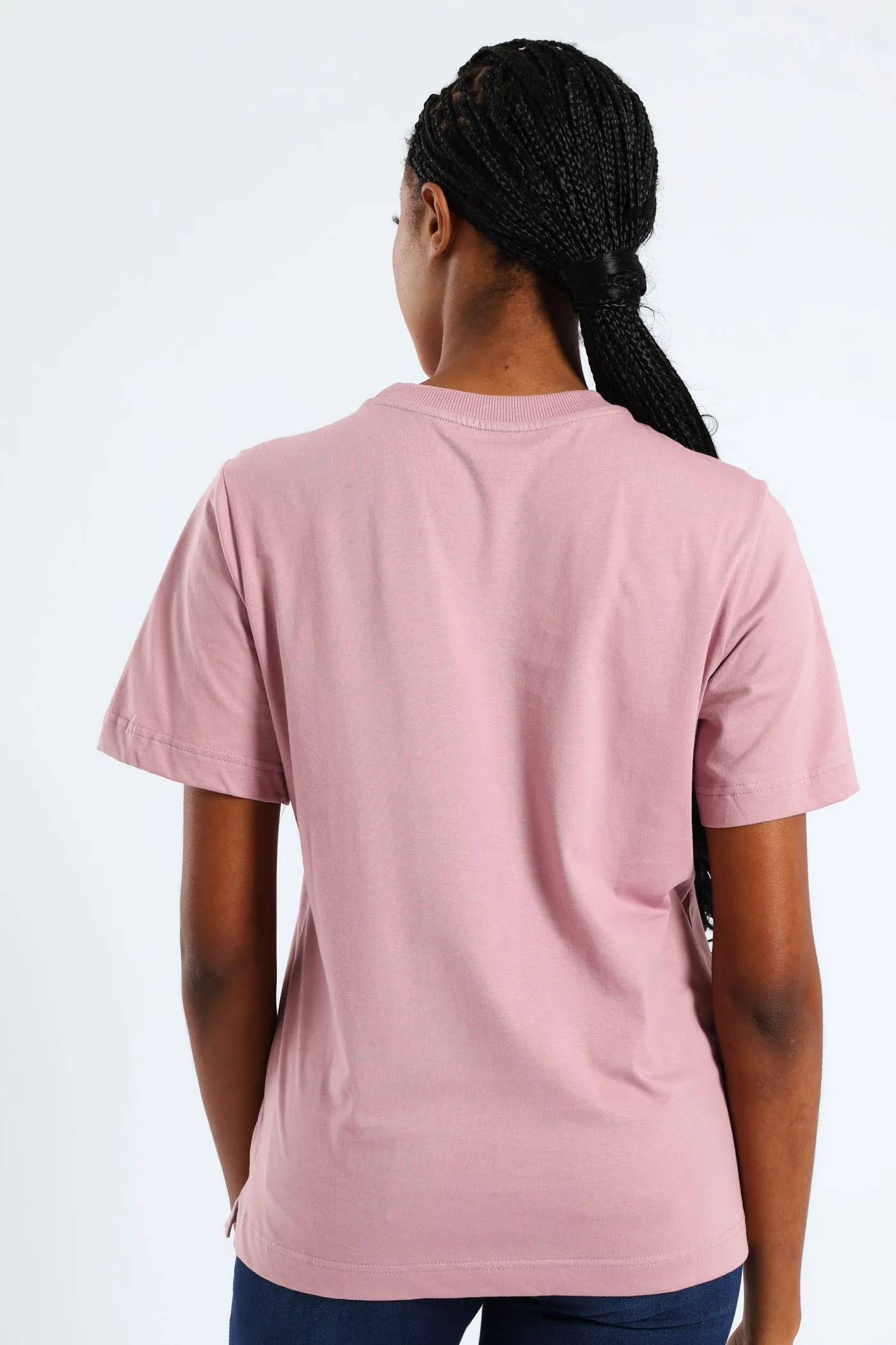 Short Sleeve Cotton Boxy Tee - Mauve sold by Edgars product image thumbnail 4