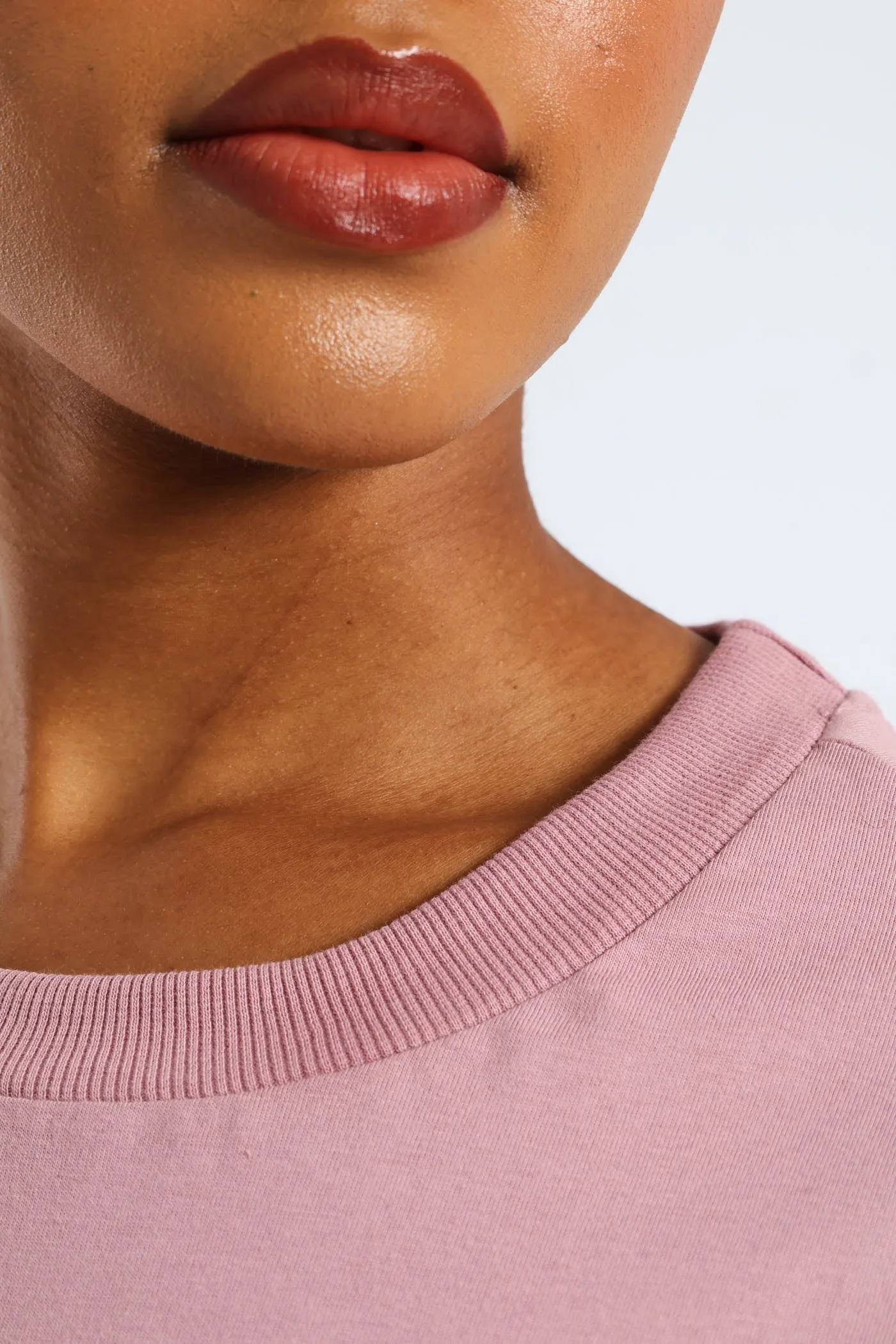 Short Sleeve Cotton Boxy Tee - Mauve sold by Edgars product image thumbnail 2