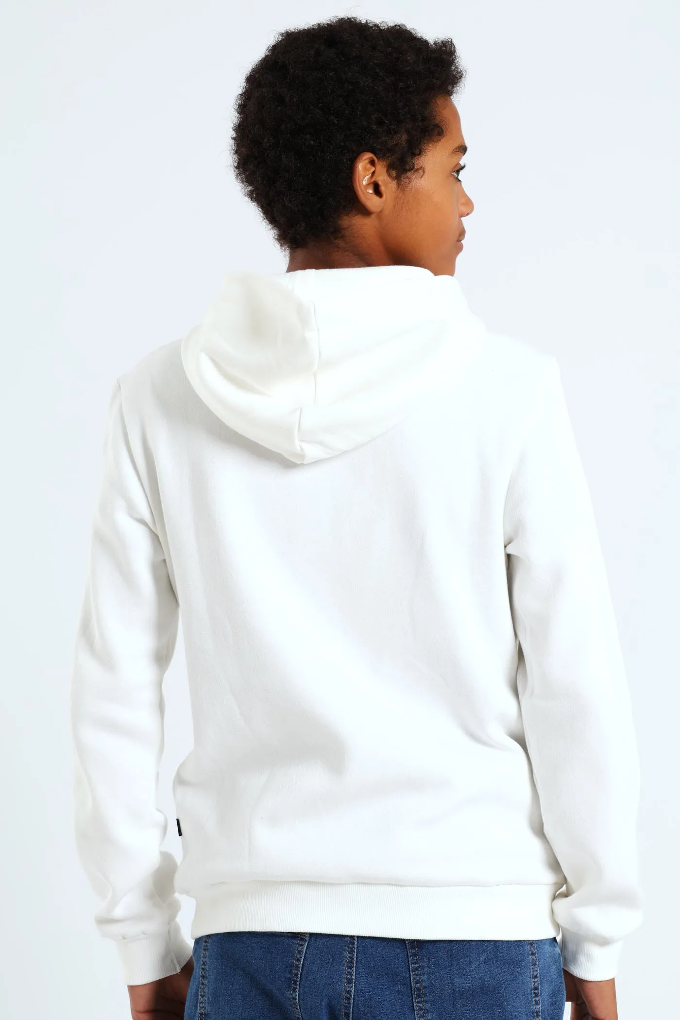 Boys SA Unite Fleece Hoodie - White sold by Edgars product image thumbnail 3
