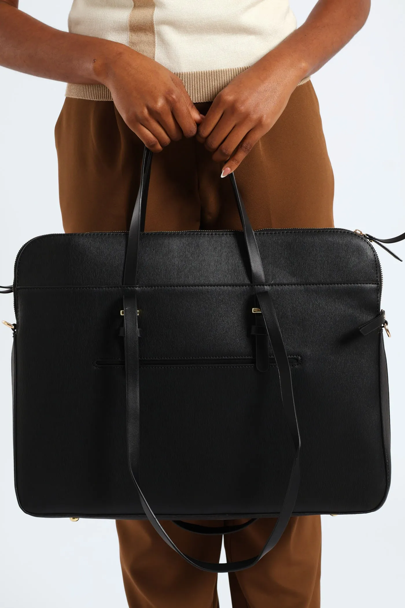 15" Embossed Laptop Bag - Black sold by Edgars product image thumbnail 4