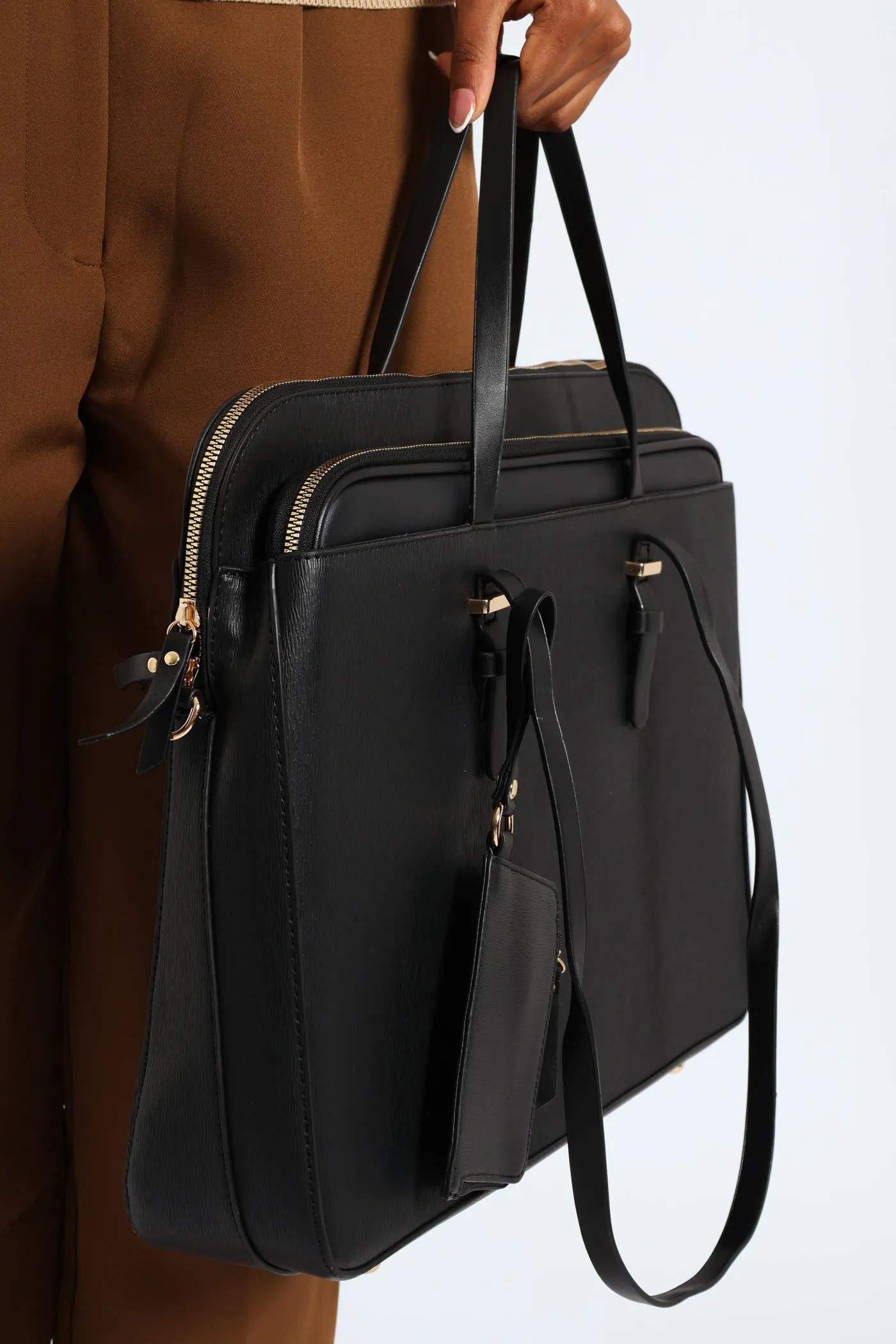 15" Embossed Laptop Bag - Black sold by Edgars product image thumbnail 5