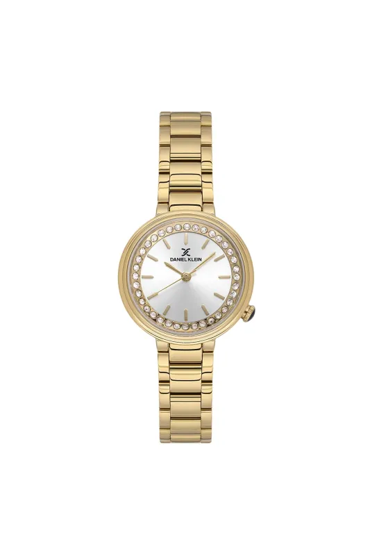 Gold Case & Silver Dial Bracelet Watch - Gold sold by Edgars