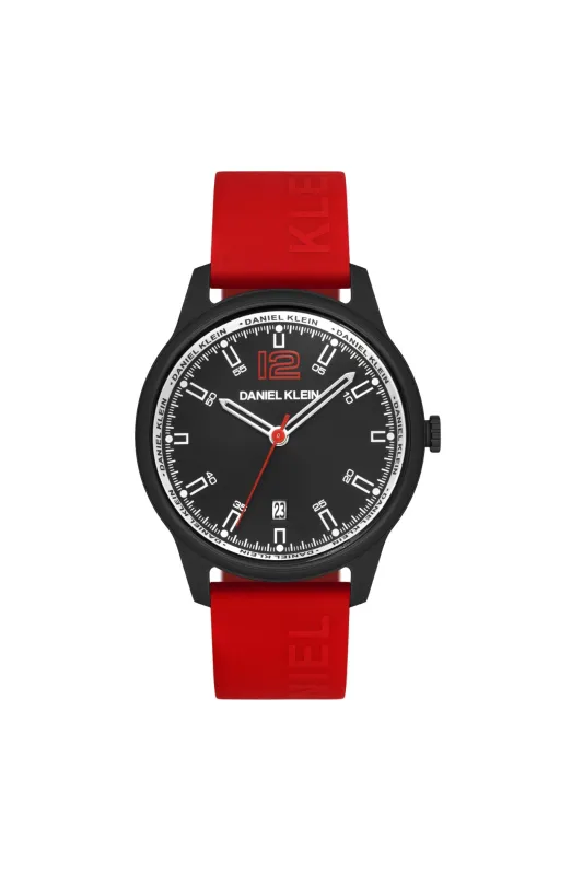 Black Plastic Case & Dial 3 Hand Analogue Watch - Black sold by Edgars 