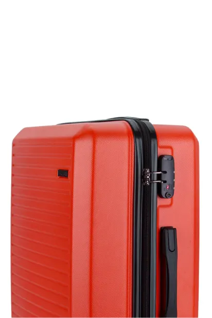 Mahe 4 Wheel Trolley Case Luggage - Tangerine sold by Edgars product image thumbnail 3