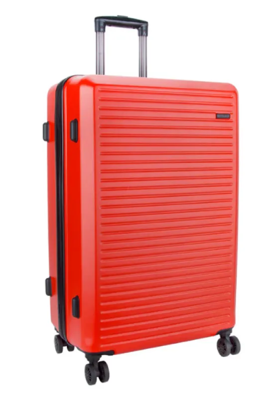 Mahe 4 Wheel Trolley Case Luggage - Tangerine sold by Edgars