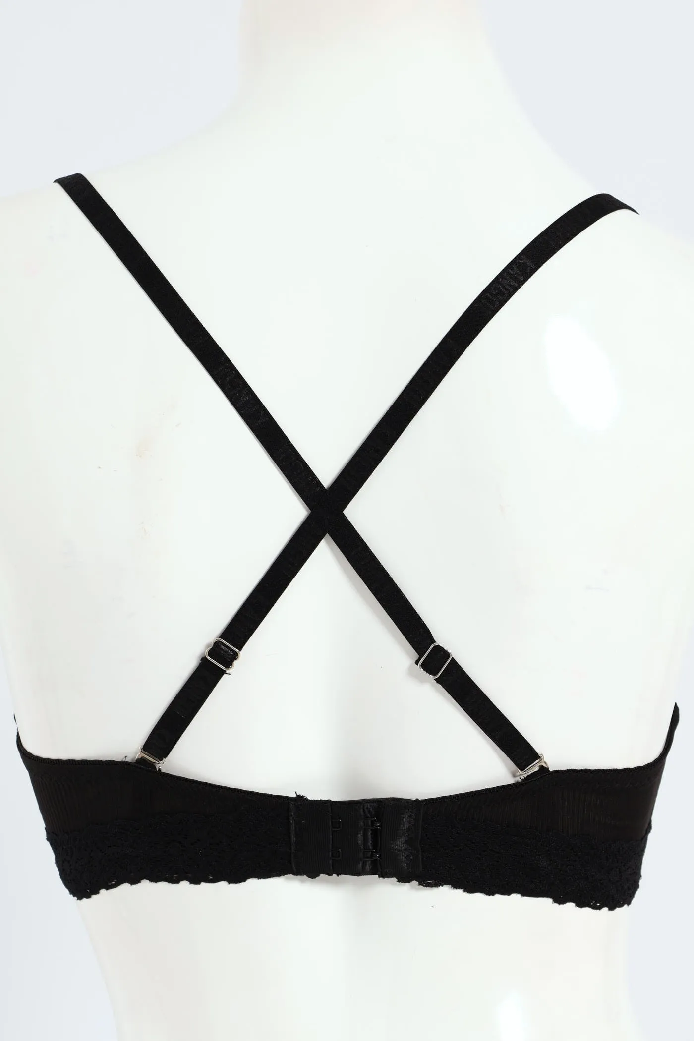 2 Pack Multiway Lace Trim Bra - Milk/Black sold by Edgars product image thumbnail 5