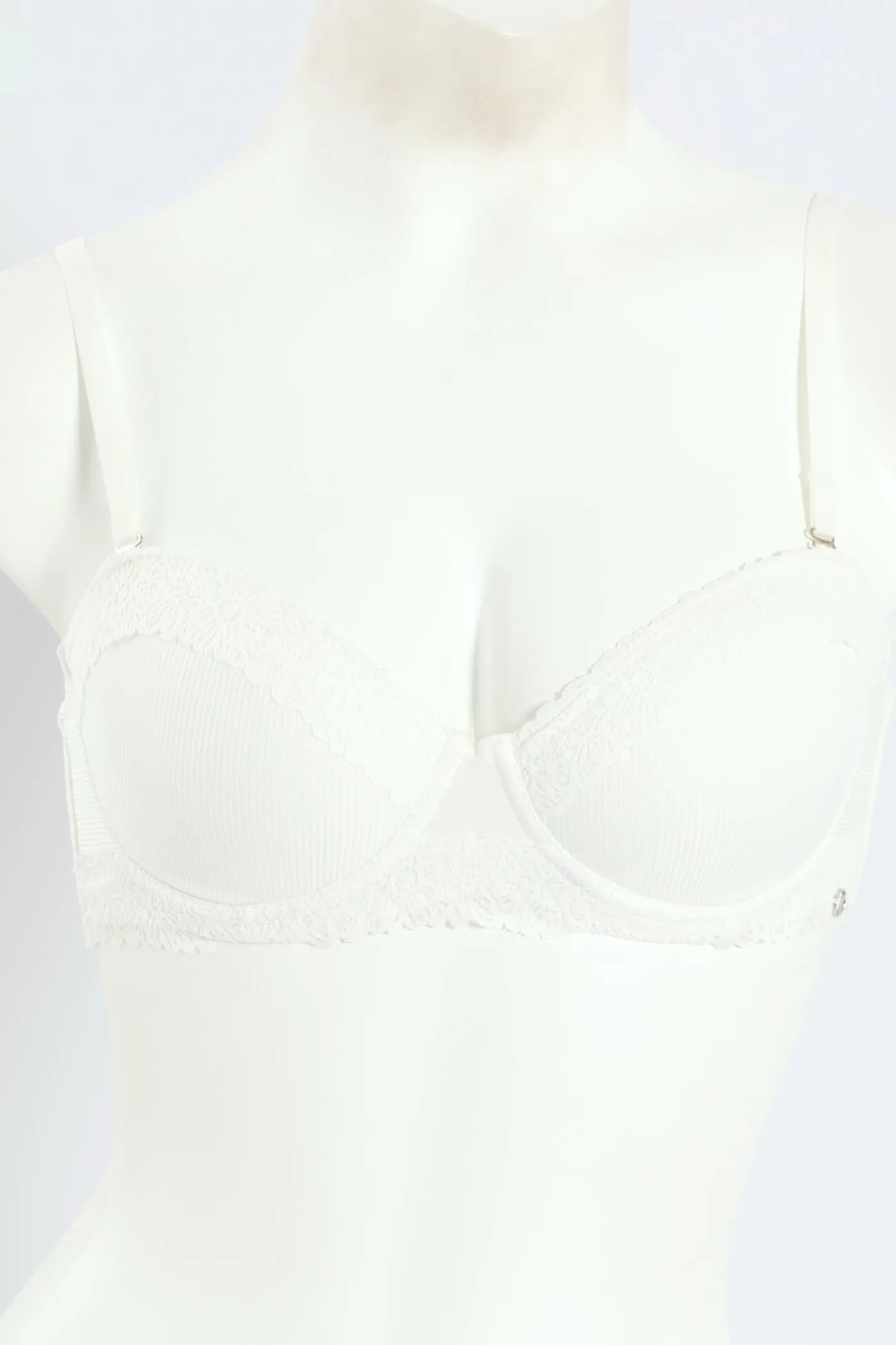 2 Pack Multiway Lace Trim Bra - Milk/Black sold by Edgars product image thumbnail 2