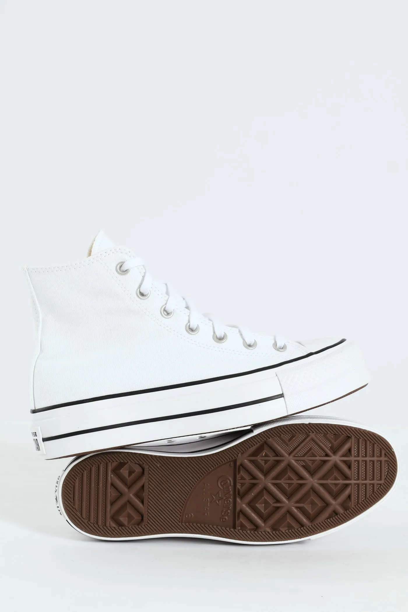 Chuck Taylor All Star Canvas Platform Sneaker - White sold by Edgars
