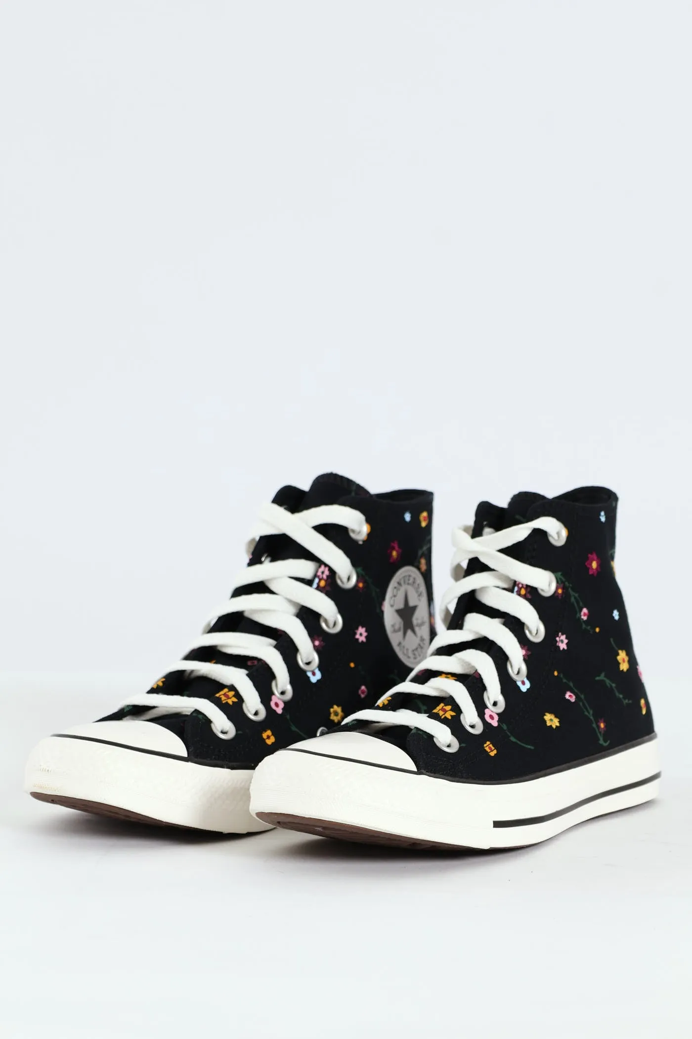 Chuck Taylor All Star Embroidered Floral Sneaker - Black sold by Edgars product image thumbnail 3