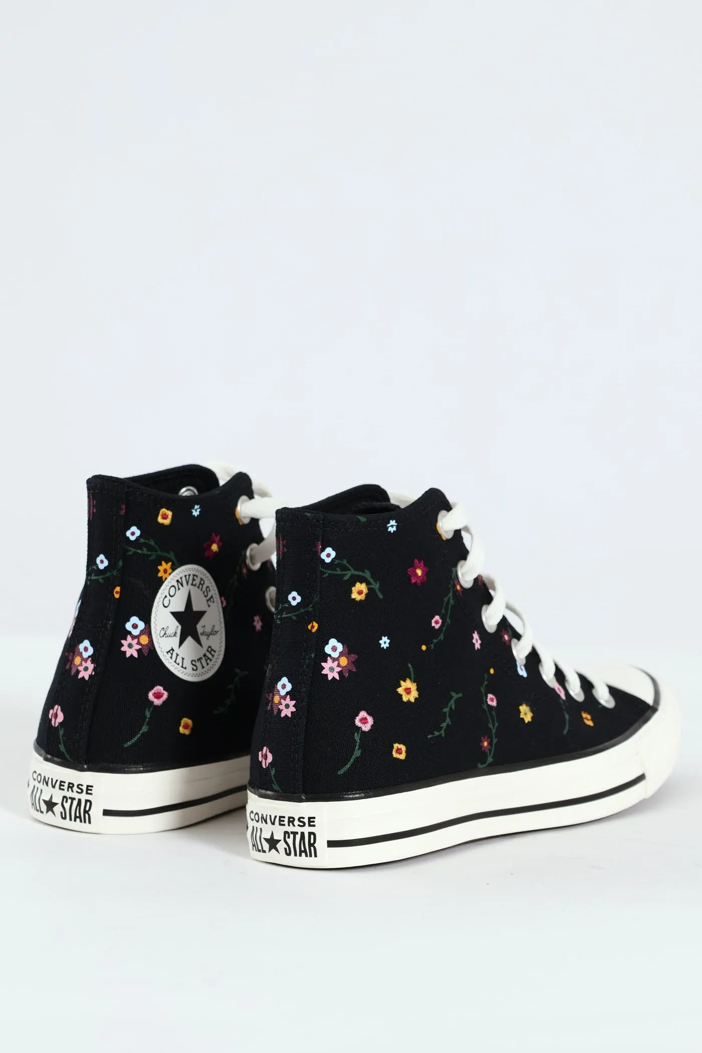 Chuck Taylor All Star Embroidered Floral Sneaker - Black sold by Edgars product image thumbnail 4
