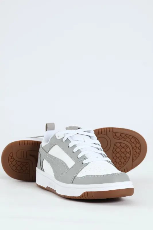Rebound V6 Low Sneaker - White/Grey sold by Edgars