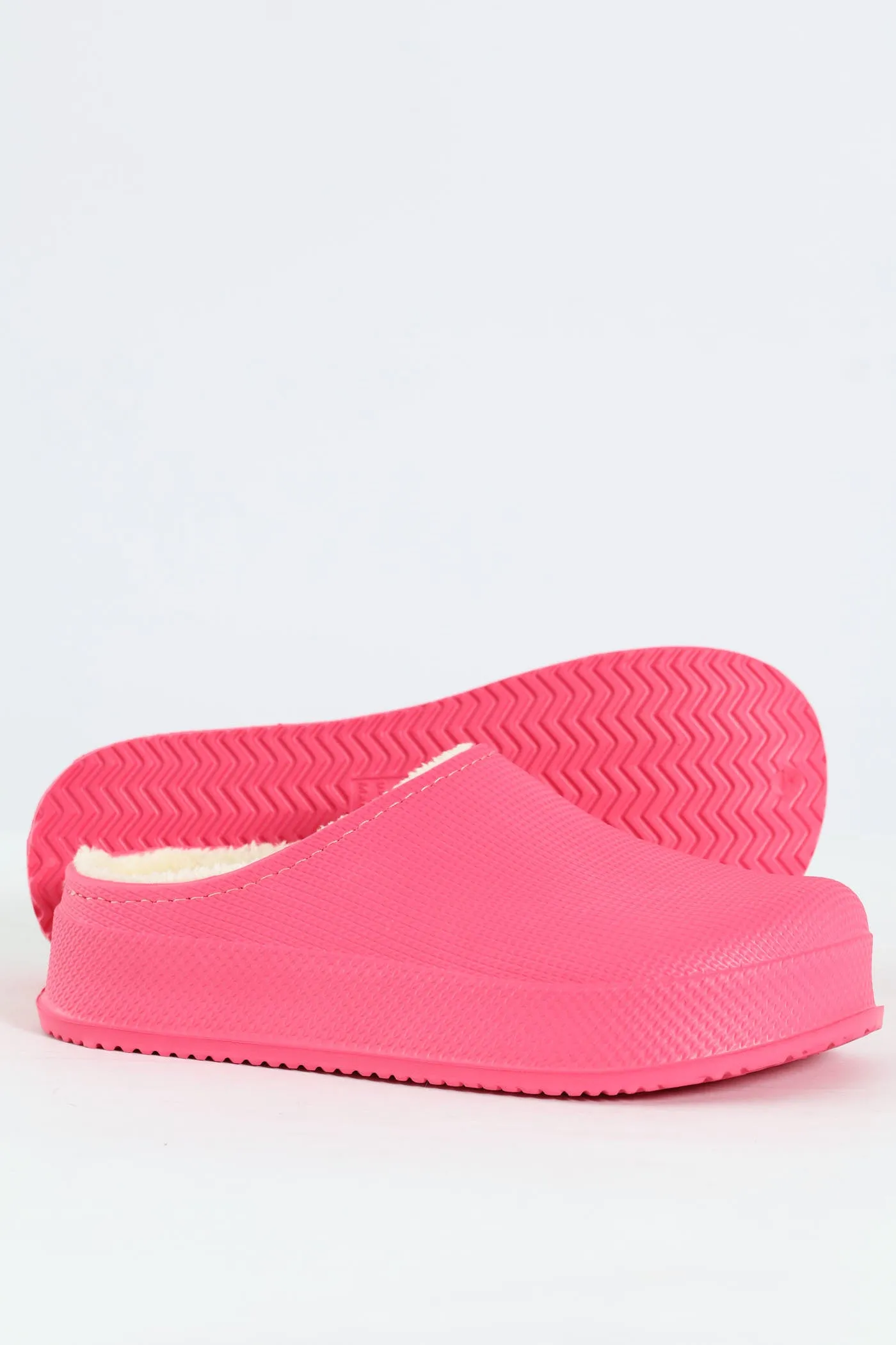 Lined Closed Toe Eva Clog - Cerise sold by Edgars