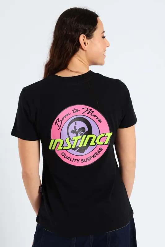 Bubble Gum Tee - Black sold by Edgars
