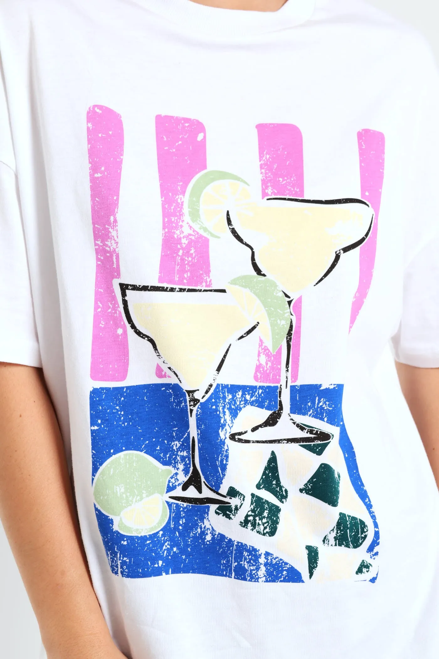 Oversized Margarita Tee - White sold by Edgars product image thumbnail 3