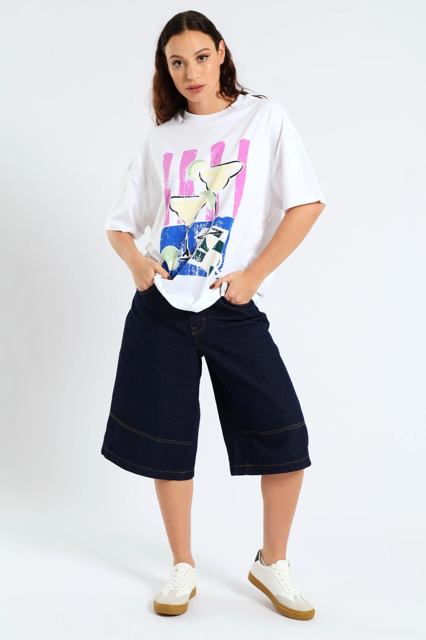 Oversized Margarita Tee - White sold by Edgars product image thumbnail 2