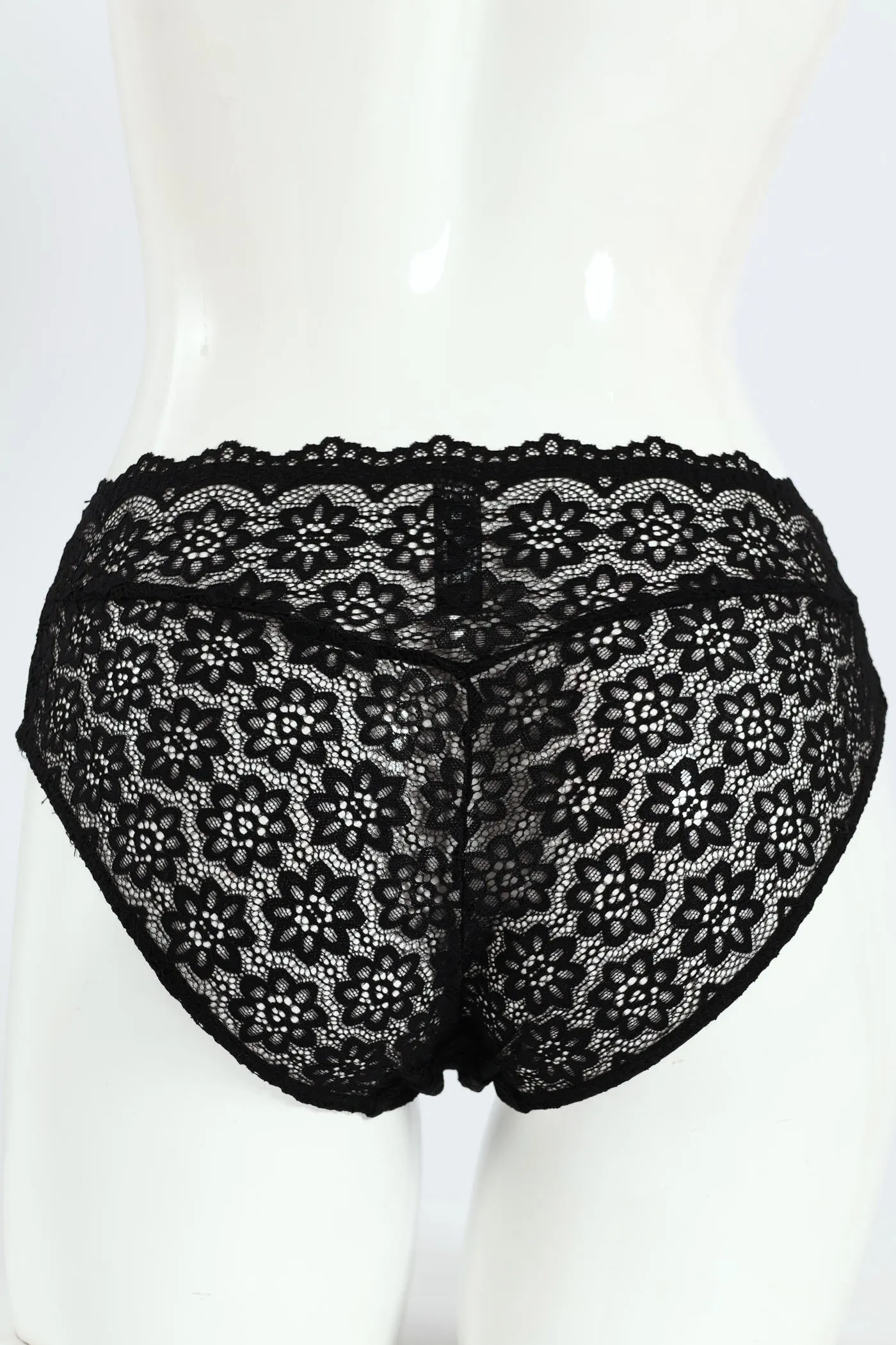 Full Lace Midi Panties - Black sold by Edgars product image thumbnail 2