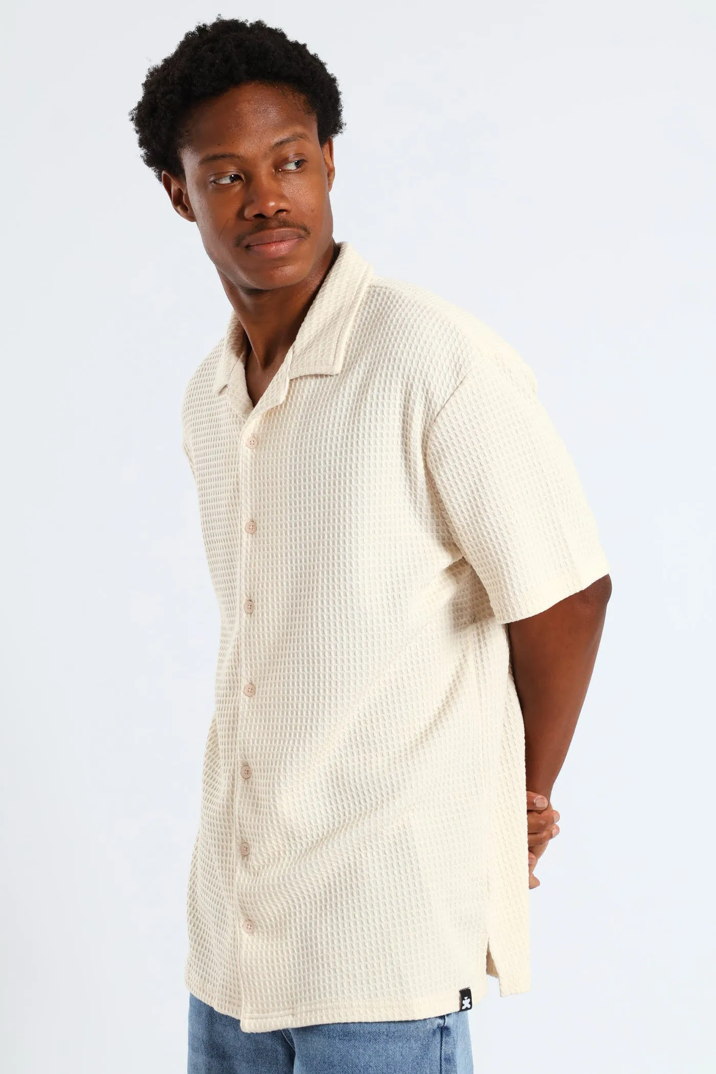 Waffle Shirt - Ecru sold by Edgars product image thumbnail 3