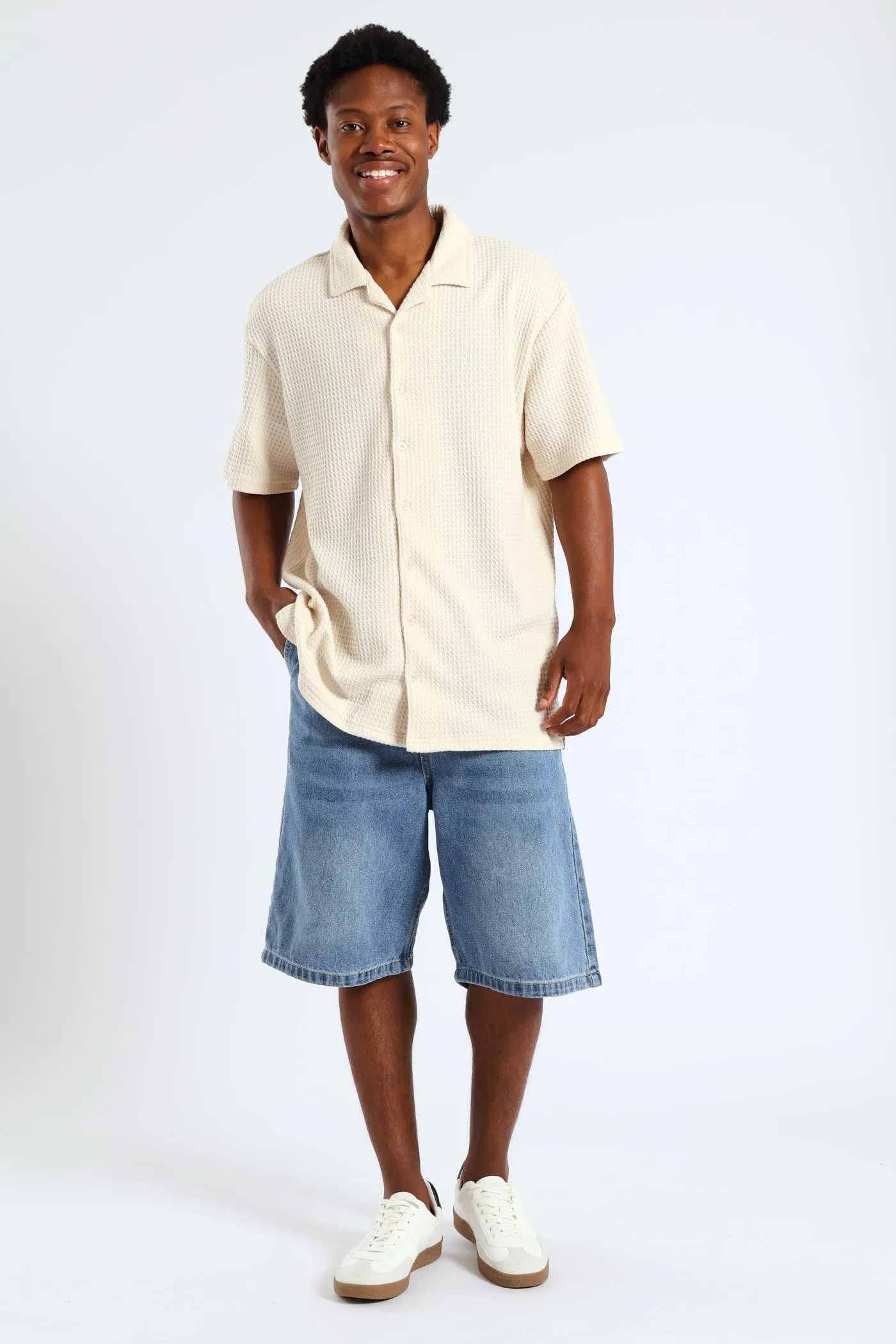 Waffle Shirt - Ecru sold by Edgars product image thumbnail 2