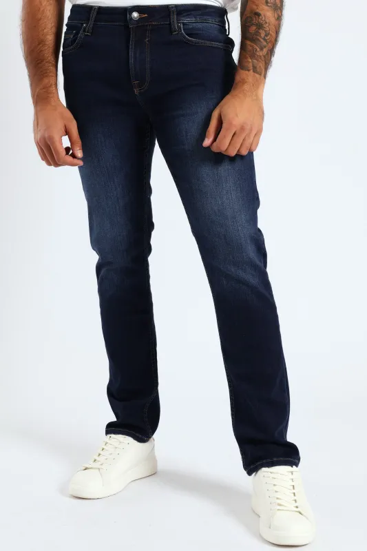 Ezra Skinny Jean - Dark Wash sold by Edgars