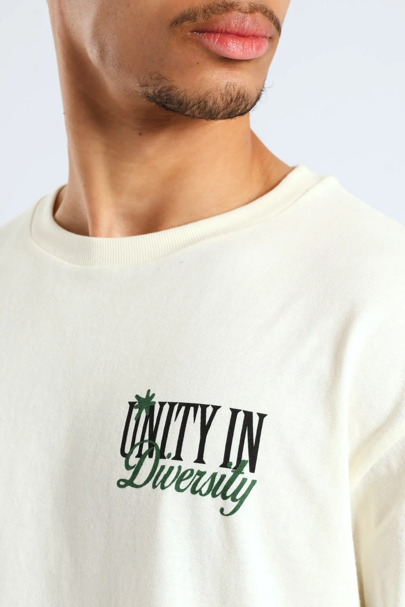 Unity Oversized T-Shirt - Ecru sold by Edgars product image thumbnail 5