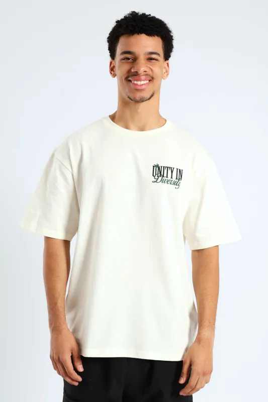 Unity Oversized T-Shirt - Ecru made by Edgars