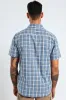 Check Shirt - Steel Blue/Navy sold by Edgars