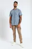 Check Shirt - Steel Blue/Navy sold by Edgars