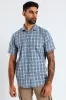 Check Shirt - Steel Blue/Navy sold by Edgars