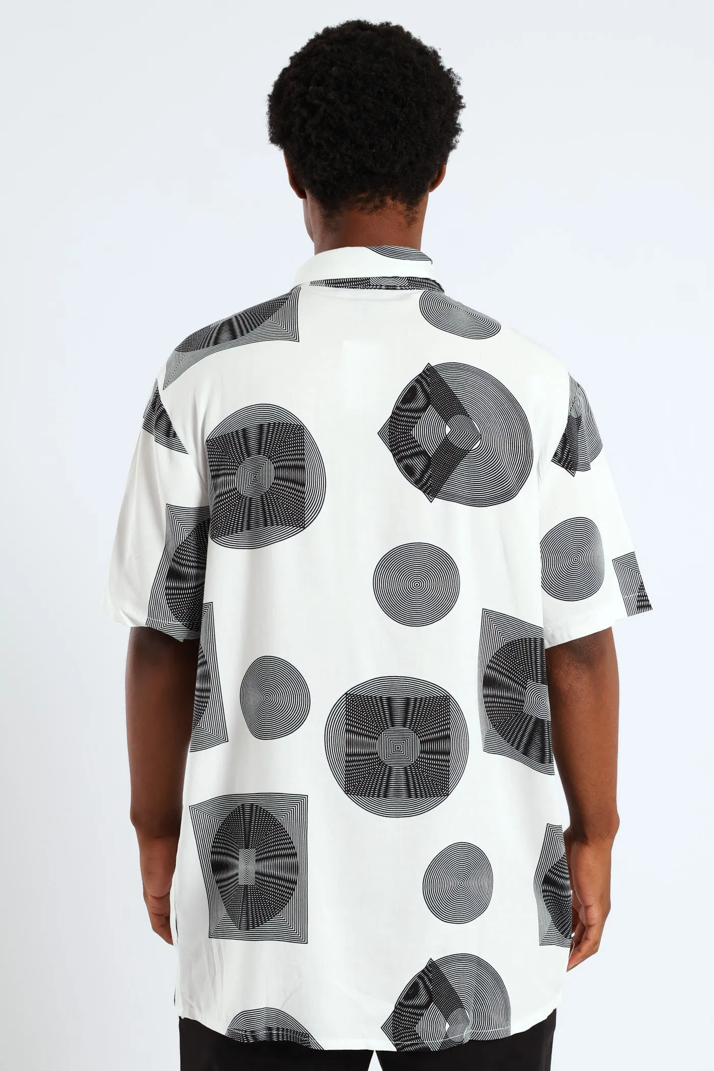 Inner Circle Viscose Shirt - White sold by Edgars product image thumbnail 3