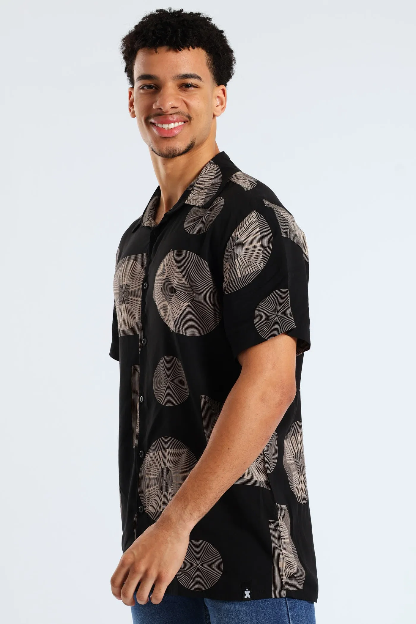Inner Circle Viscose Shirt - Black sold by Edgars product image thumbnail 2
