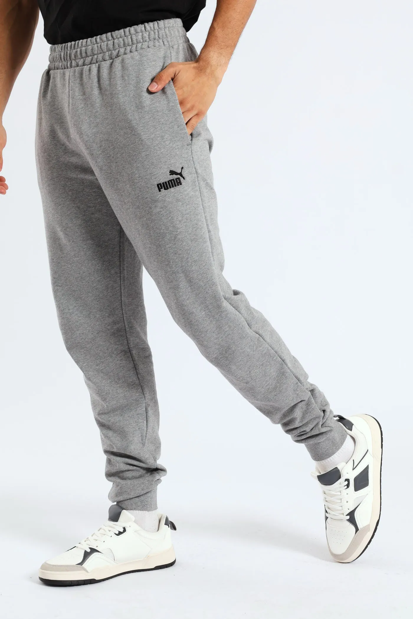 Essential No. 1 Logo Slim Sweatpants - Grey sold by Edgars