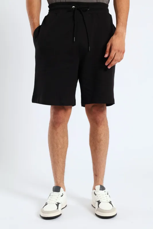 Basic Fleece Short - Black sold by Edgars 