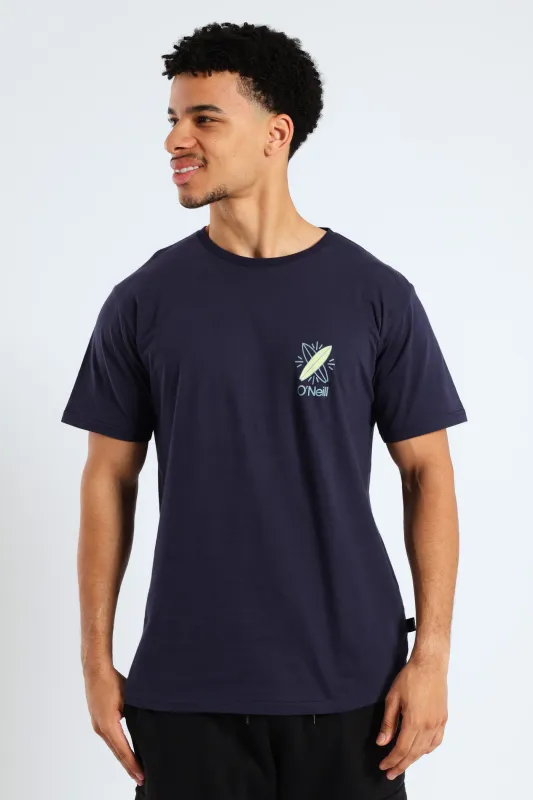Short Sleeve Venice Tee - Navy sold by Edgars