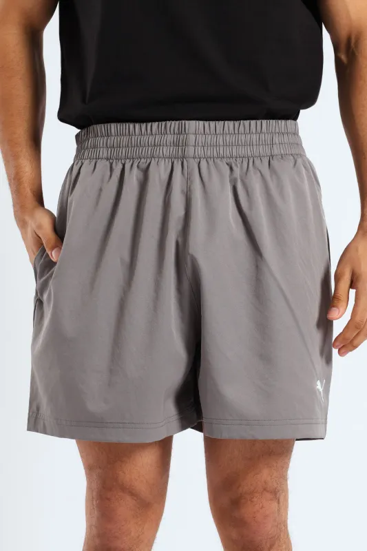 Essential 5" Woven Shorts - Grey sold by Edgars