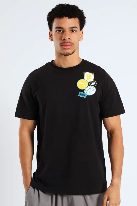 Graphics Icon Tee - Black sold by Edgars