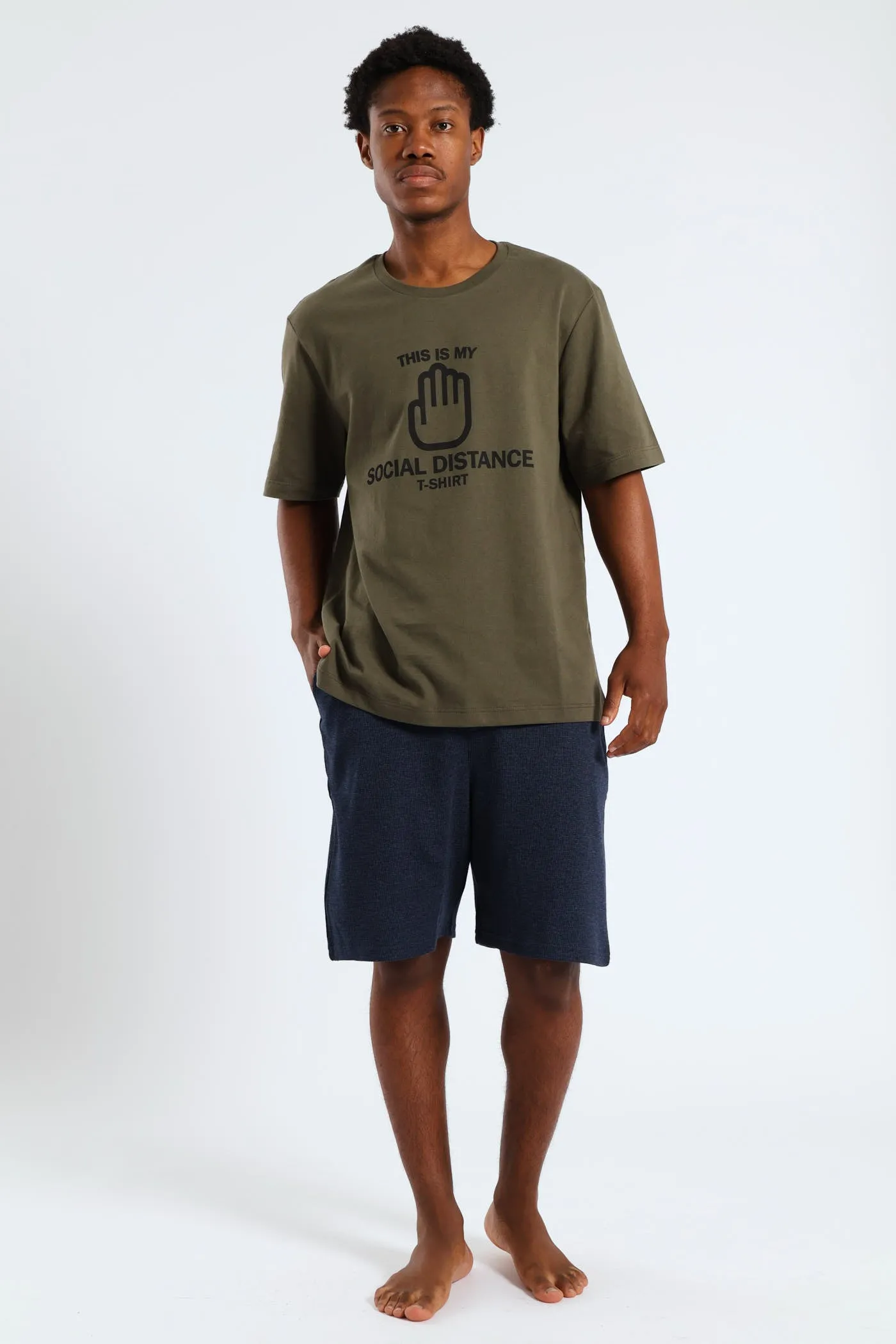 Waffle Shorts - Navy sold by Edgars product image thumbnail 2