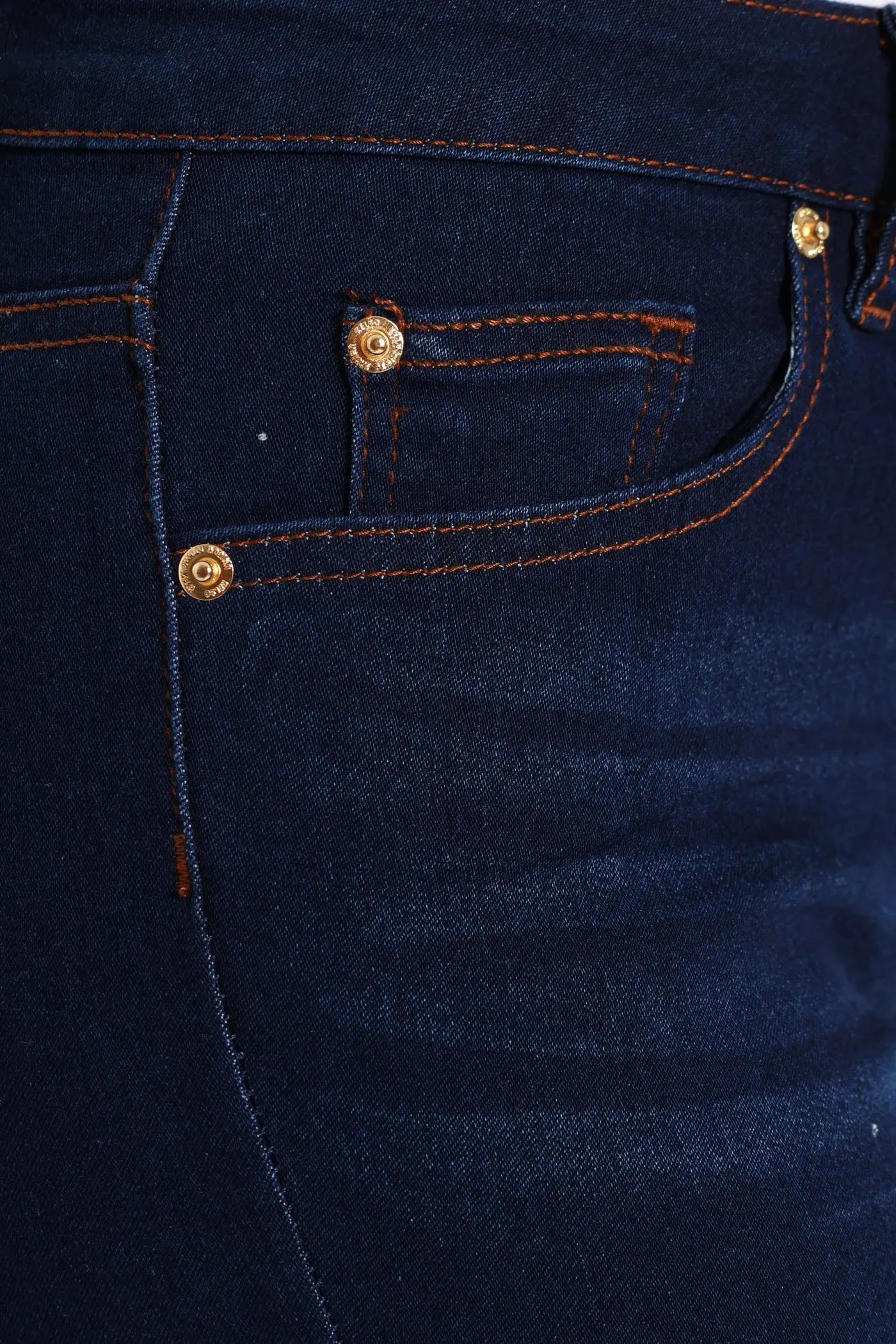 Slash Knee Anklegrazer Skinny Jean - Dark Wash sold by Edgars product image thumbnail 5