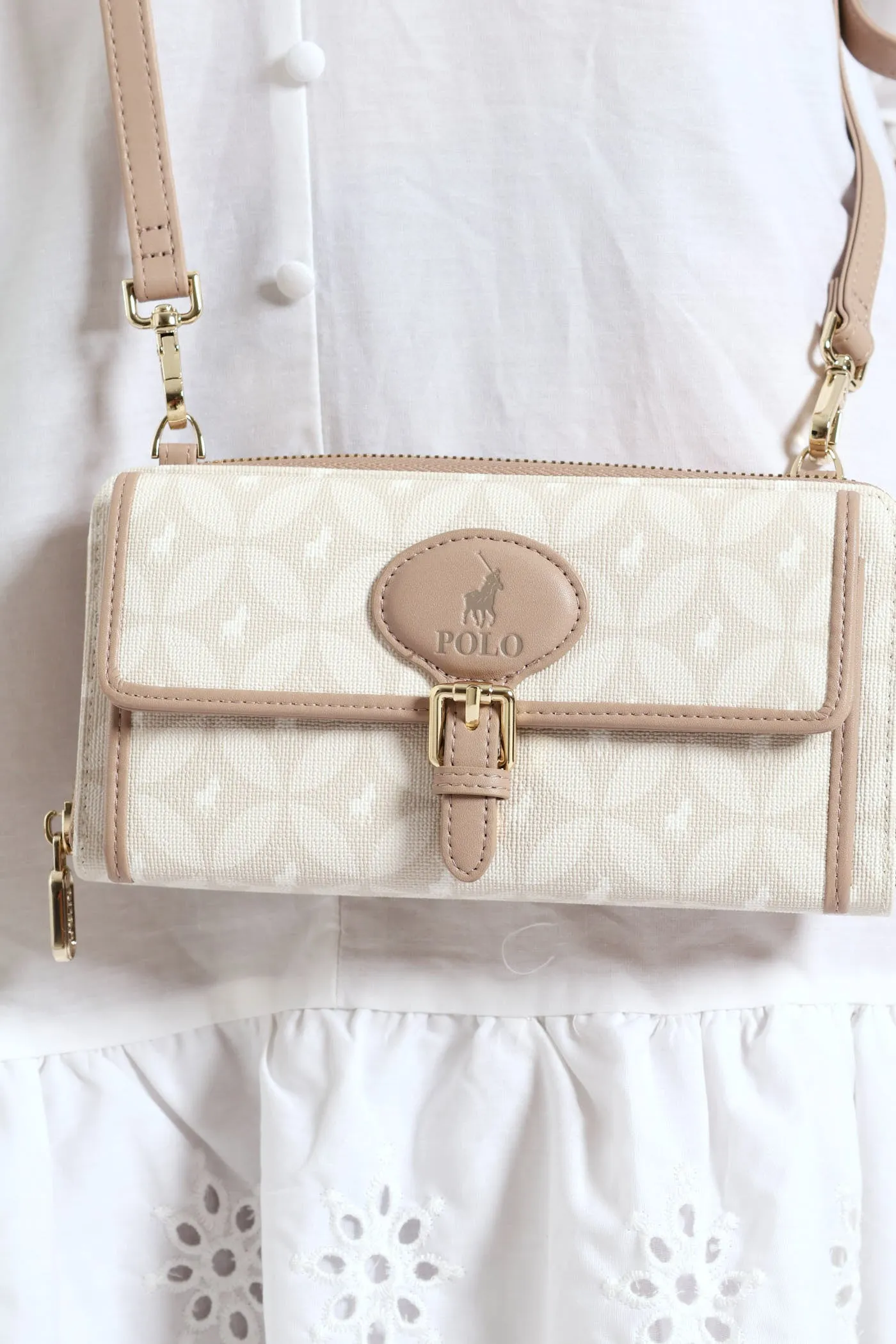 Porter Phone Sling Bag - Taupe sold by Edgars