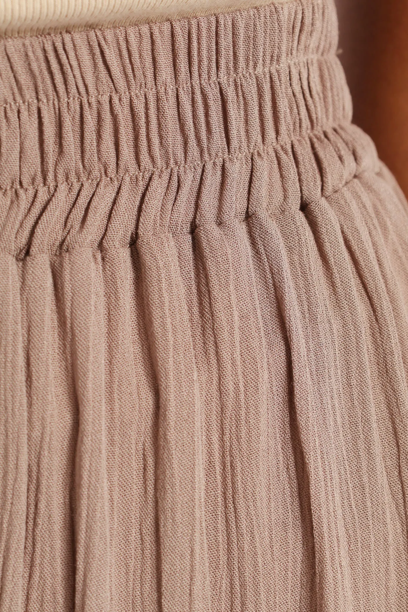 Elasticated Waist Tiered Gypsy Maxi Skirt - Taupe sold by Edgars product image thumbnail 5