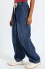 Elasticated Barrel Denim - Mid Blue sold by Edgars